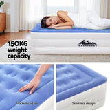 Air Mattress Weisshorn Single Inflatable Bed 46cm Cube Airbed