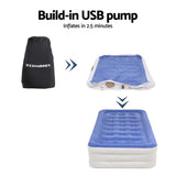 Air Mattress Weisshorn Single Inflatable Bed 46cm Cube Airbed