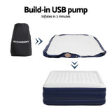 Air Mattress Weisshorn Double Inflatable Bed 46cm Air bed