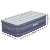 Air Mattress Bestway Single Size 51cm Inflatable