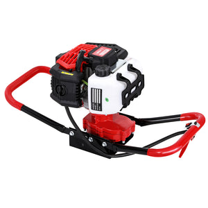 Giantz 65CC Post Hole Digger Motor Only Petrol Engine Red