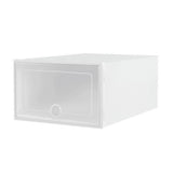 Artiss Shoe Box Set of 12 Storage Case Stackable Plastic Shoe Cabinet Cube White