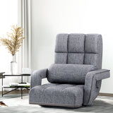 Artiss Floor Lounge Sofa Bed Swivel Grey