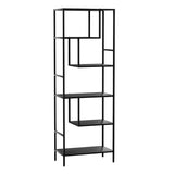 Artiss Bookshelf 5 Tiers RHYS Black