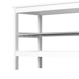 Artiss Shoe Rack Cabinet Bamboo Bench 10 Paris White