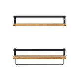 Artiss Floating Wall Shelf Set of 2