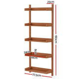 Artiss Bookshelf Floating Shelf  CAPIZ Oak