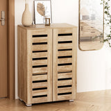 Artiss Shoe Cabinet 20 Pairs 5-tier Wood Alster