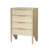 Artiss 4 Chest of Drawers - INEZ Oak