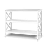 Artiss Console Table 3-tier White Polly