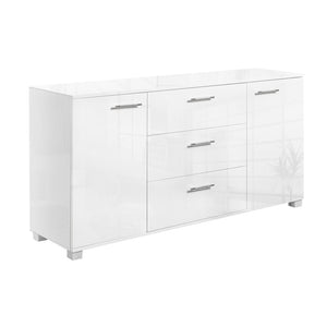 Artiss Buffet Sideboard High Gloss - ZARA White