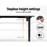 Artiss Standing Desk Frame Only Motorised Black