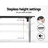 Artiss Standing Desk Motorised 140CM Black