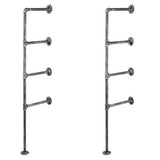 Artiss Floating DIY Pipe Shelf Metal Brackets Set of 2