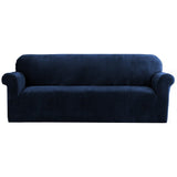 Artiss Sofa Cover Couch Covers 4 Seater Velvet Sapphire