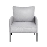 Artiss Armchair Lounge Chair Accent Chair Single Sofa Grey Linen Fabric