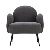 Artiss Armchair Boucle Charcoal Hanes