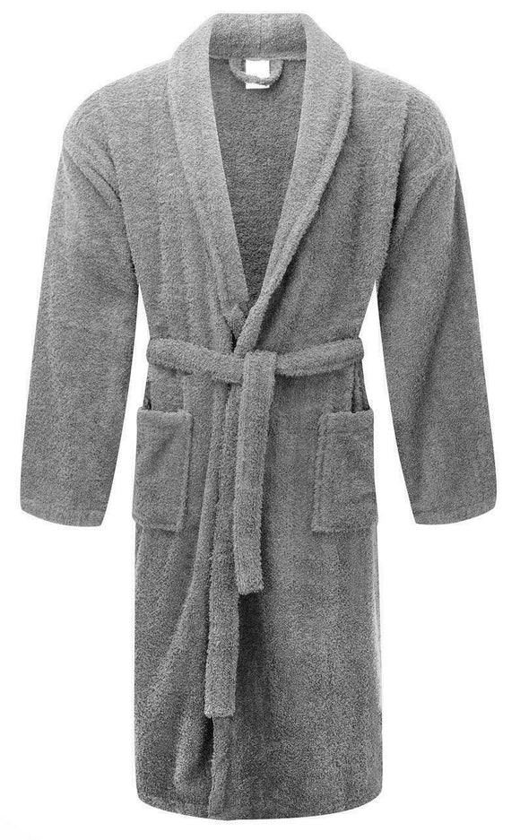 Bathrobe Chalet Quick Dry Terry Cotton Fossil by Renee Taylor-Small/ Medium