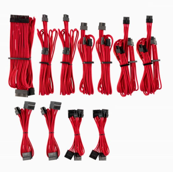 CORSAIR Corsair PSU - RED Premium Individually Sleeved DC Cable Pro Kit, Type 4 Generation 4