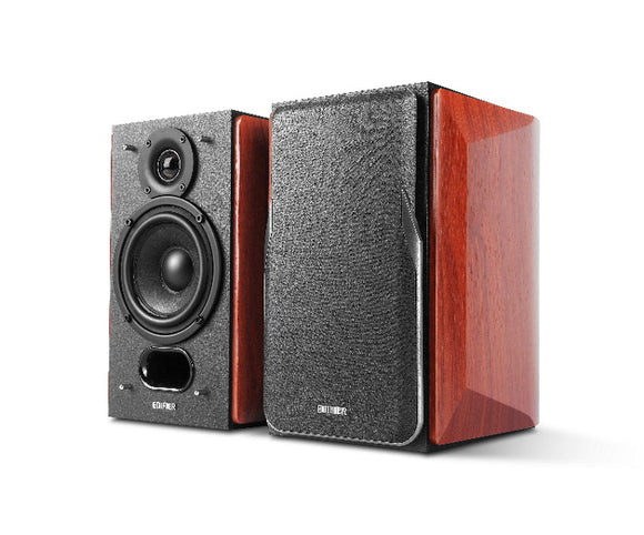 EDIFIER P17 Passive Bookshelf Speakers - Premium Wooden Enclosures/3/4inch Silk Dome Tweeters/4inch Bass Drivers/Wall-mount Brackets