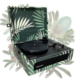 Crosley Voyager Turntable Record Player 3 Speed Bluetooth Tropical Fern Green