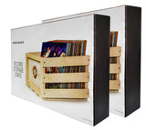 Vinyl Album Twin Pack Crosley Vinyl LP Record Storage Crate