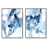 Wall Art 50cmx70cm Saturday Night 2 Sets Black Frame Canvas