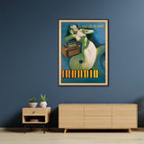 Wall Art 60cmx90cm Irradio Cinzano Black Frame Canvas