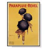 Wall Art 40cmx60cm Parapluie Revel Black Frame Canvas