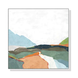 Wall Art 4cmx40cm April Morning White Frame Canvas