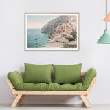 Wall Art 60cmx90cm Italy Amalfi Coast Wood Frame Canvas