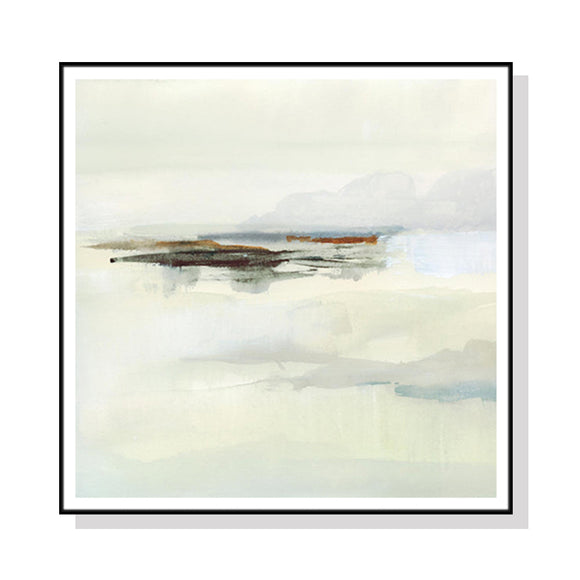 Wall Art 100cmx100cm Atmospheric Edge Black Frame Canvas