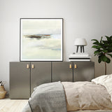 Wall Art 100cmx100cm Atmospheric Edge Black Frame Canvas