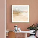 Wall Art 80cmx80cm Atmospheric Edge II Gold Frame Canvas