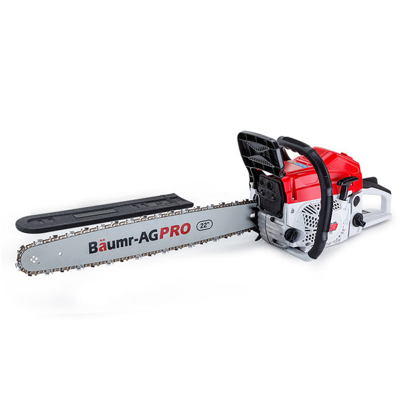 BAUMR-AG Commercial Petrol Chainsaw E-Start 22