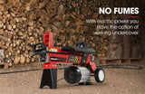 BAUMR-AG 6 Ton Electric Log Splitter 6T Hydraulic Firewood Wood Timber Block Cutter Small Machine