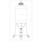 Keg King - Fermenter King Uni Tank - 60L Fermenter