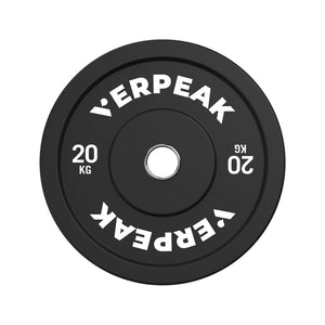 VERPEAK Black Bumper weight plates-Olympic (20kgx1) VP-WP-103-FP / VP-WP-103-LX