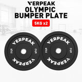 VERPEAK Black Bumper weight plates-Olympic (20kgx1) VP-WP-103-FP / VP-WP-103-LX