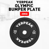 VERPEAK Black Bumper weight plates-Olympic (20kgx1) VP-WP-103-FP / VP-WP-103-LX