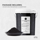 Bulk Buy Teeth Whitening Powder 400g Activated Carbon Powder Coconut Charcoal Bucket