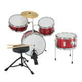 Karrera Children's 4pc Drum Kit - Red