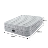 Air Mattress Intex Dura-beam Deluxe Supreme Air-flow Air - Queen