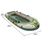 Intex Seahawk 3-person Inflatable Boat Set