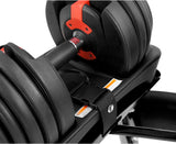 Powertrain Adjustable Dumbbells Set 2x 24kg -48kg with Stand