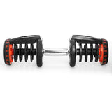 Powertrain Adjustable Dumbbells Set 2x 40kg  80kg with Stand