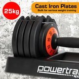 Powertrain GEN2 Pro Adjustable Dumbbell Set - 50kg