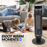 Pronti Electric Tower Heater Remote Portable 2000W - Black