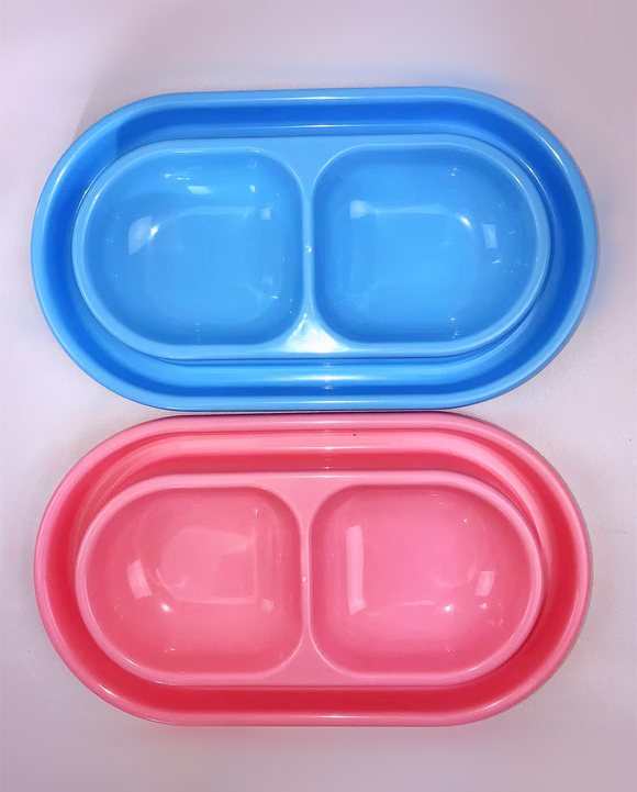 YES4PETS 2 x Large Anti-Ant Pet Dog Feeding Bowls Cat Rabbit Guinea Pig Feeder