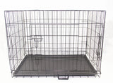 YES4PETS 30' Portable Foldable Dog Cat Rabbit Collapsible Crate Pet Cage with Blue Cover Mat